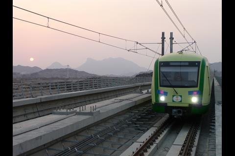 The 18 km Al Mashaaer Al Mugaddassah Metro can transport 72 000 passengers/direction/h.